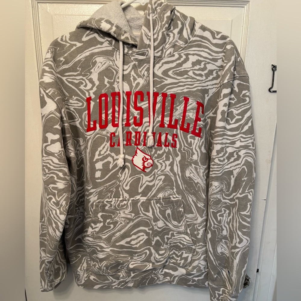 Champion University of Louisville Camo Hoodie, Size L